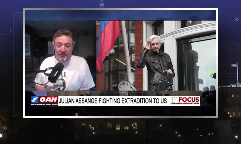 Video still from In Focus on One America News Network during an interview with the guest, Craig "Pasta" Jardula.