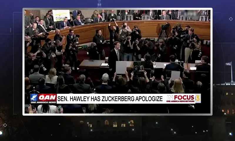 Video still from In Focus on One America News Network