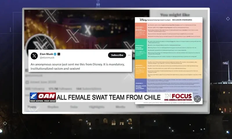 Video still from In Focus on One America News Network