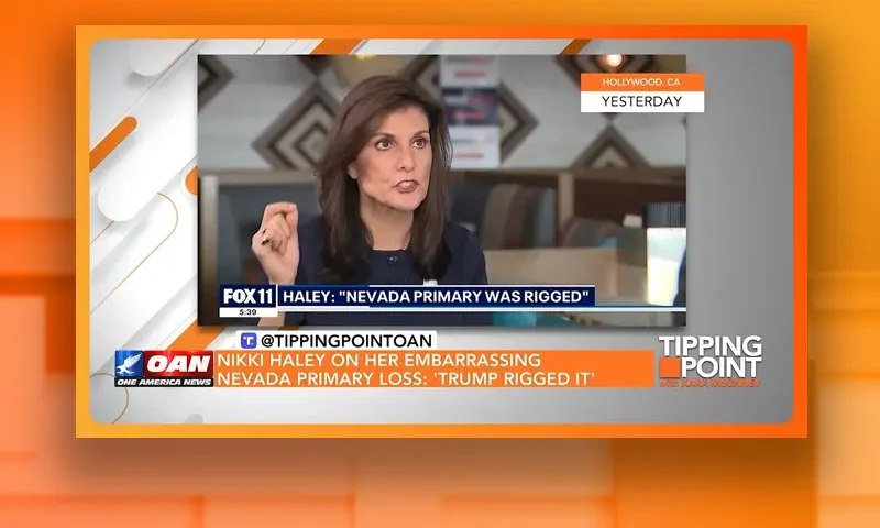 Video still from Tipping Point on One America News Network