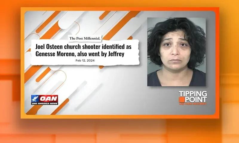 Video still from Tipping Point on One America News Network
