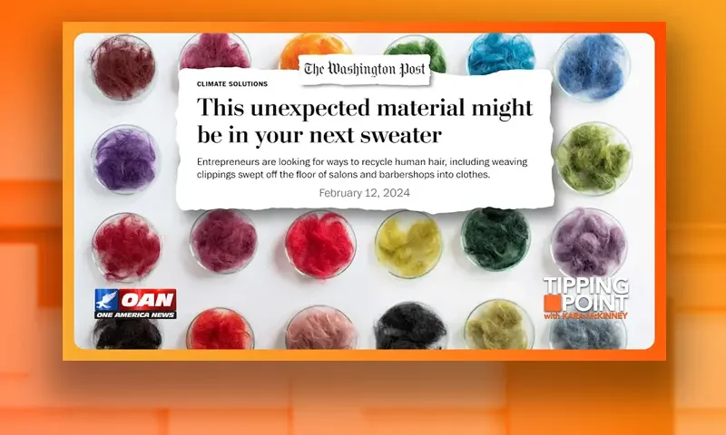 Video still from Tipping Point on One America News Network