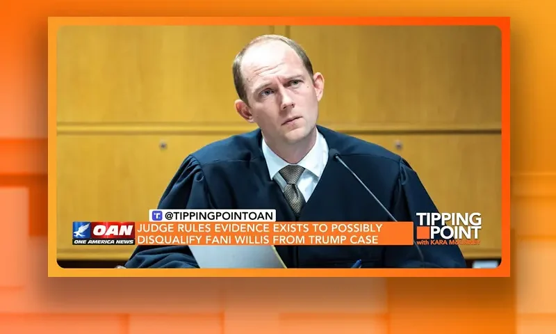 Video still from Tipping Point on One America News Network