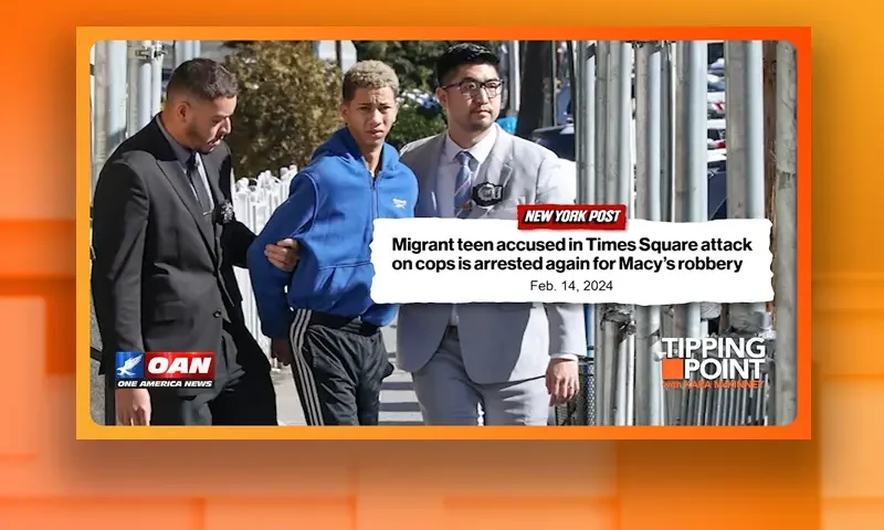 Video still from Tipping Point on One America News Network