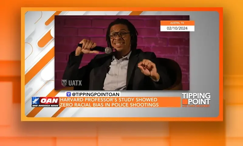 Video still from Tipping Point on One America News Network