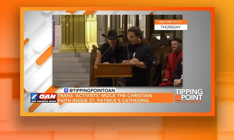 Video still from Tipping Point on One America News Network