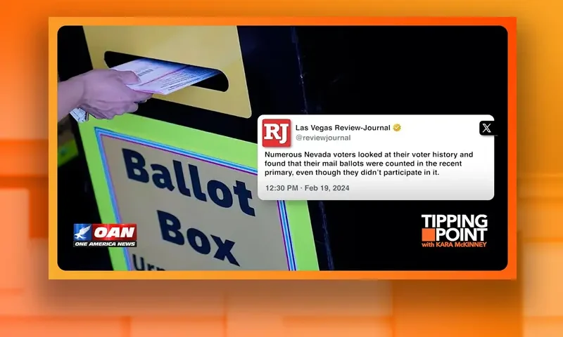 Video still from Tipping Point on One America News Network