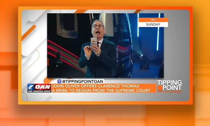 Video still from Tipping Point on One America News Network