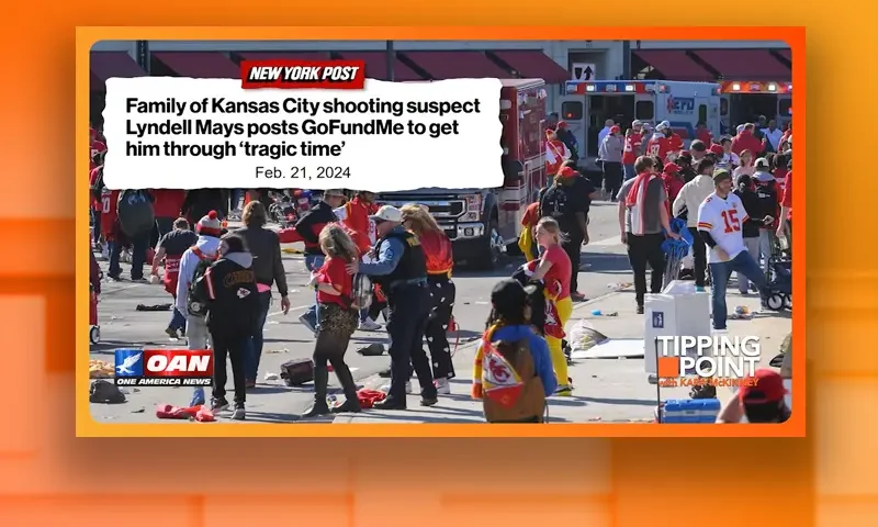 Video still from Tipping Point on One America News Network