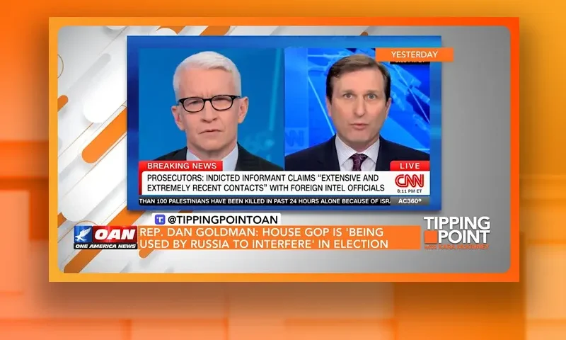 Video still from Tipping Point on One America News Network