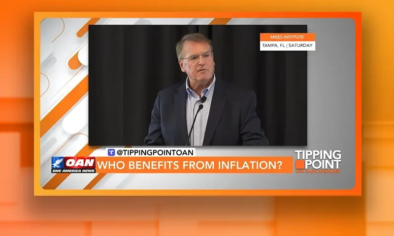 Video still from Tipping Point on One America News Network