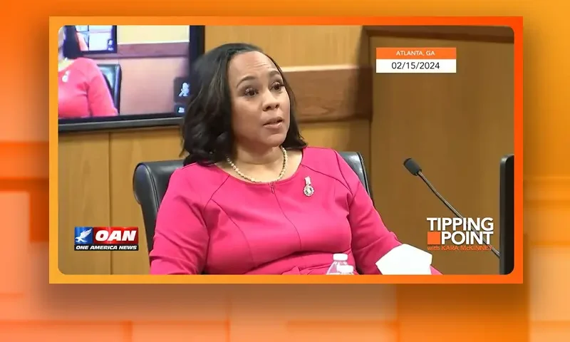 Video still from Tipping Point on One America News Network