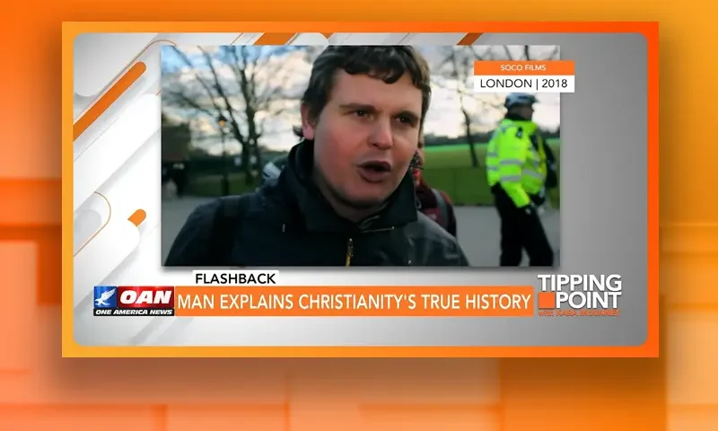 Video still from Tipping Point on One America News Network