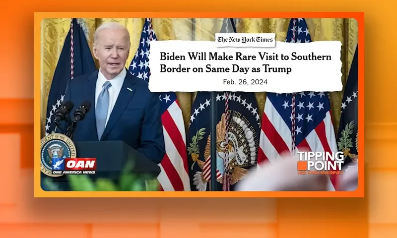 Video still from Tipping Point on One America News Network