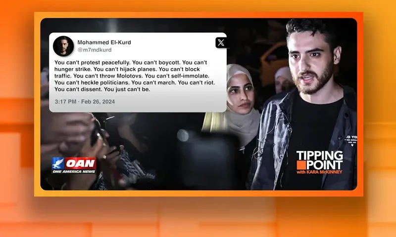 Video still from Tipping Point on One America News Network