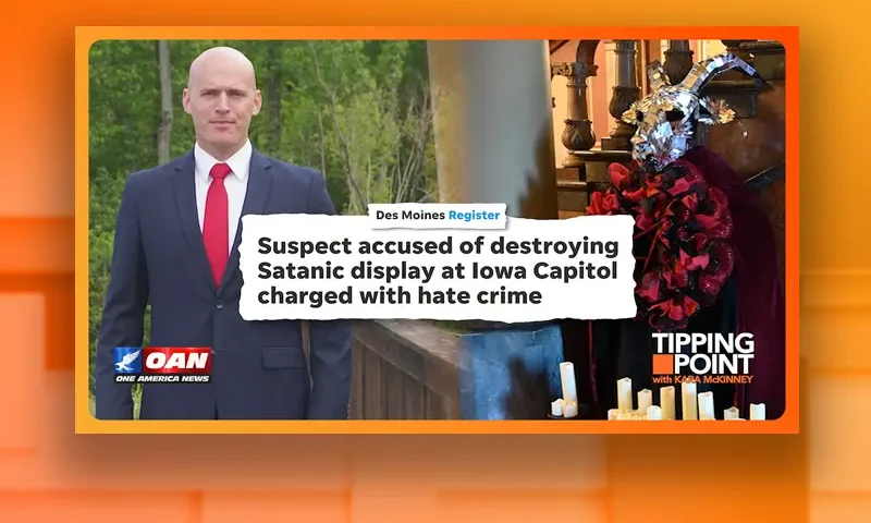 Video still from Tipping Point on One America News Network