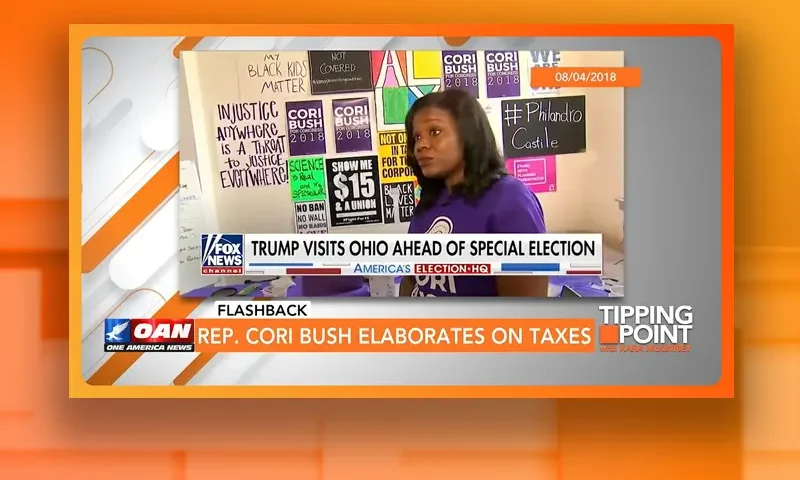 Video still from Tipping Point on One America News Network