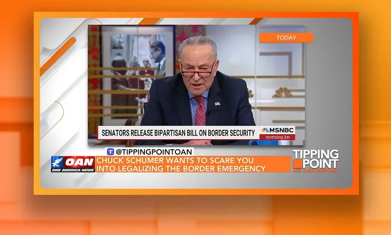 Video still from Tipping Point on One America News Network