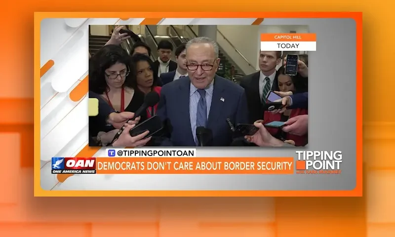 Video still from Tipping Point on One America News Network