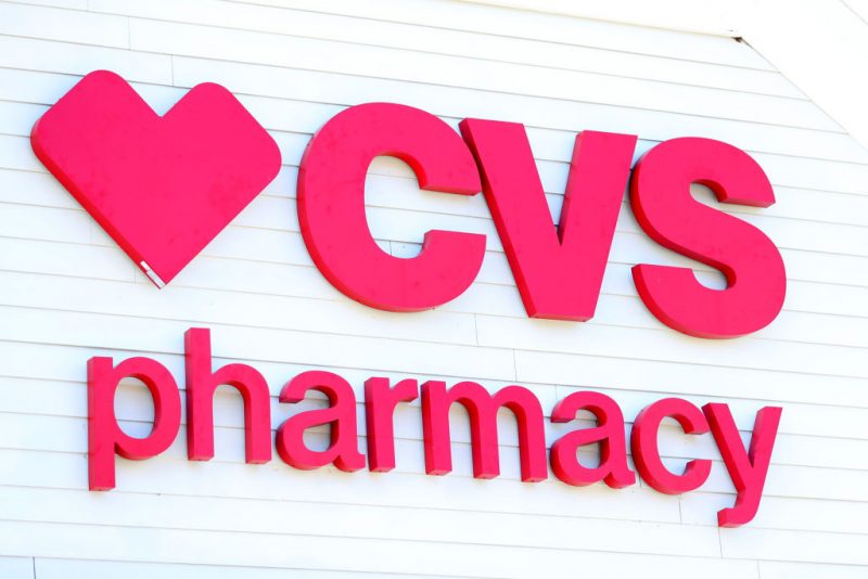 CARVER, MASSACHUSETTS - MAY 15: A sign on the side of the CVS Pharmacy on May 15, 2020 in Carver, Massachusetts. Nine CVS locations began providing coronavirus tests in Massachusetts, issuing self swab tests to people by appointment. (Photo by Maddie Meyer/Getty Images)