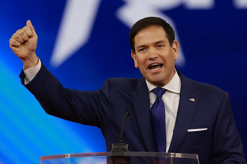 American Conservative Union Holds Annual CPAC Conference In Orlando
ORLANDO, FLORIDA - FEBRUARY 25: Sen. Marco Rubio (R-FL) speaks during the Conservative Political Action Conference (CPAC) at The Rosen Shingle Creek on February 25, 2022 in Orlando, Florida. CPAC, which began in 1974, is an annual political conference attended by conservative activists and elected officials. (Photo by Joe Raedle/Getty Images)
