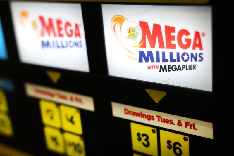 CHICAGO, ILLINOIS - JANUARY 09: A lottery ticket vending machine offers Mega Millions tickets for sale on January 09, 2023 in Chicago, Illinois. The estimated value of Tuesday's Mega Millions drawing is $1.1 Billion. (Photo by Scott Olson/Getty Images)