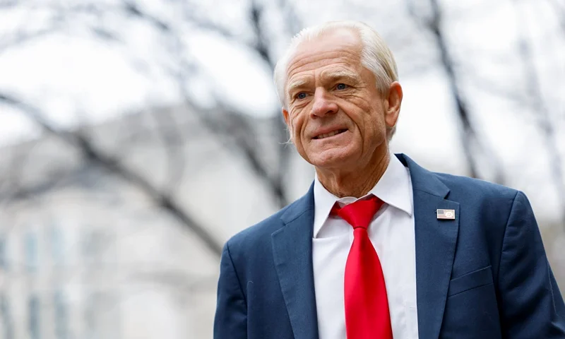 Peter Navarro Sentenced For Contempt Of Congress Conviction WASHINGTON, DC - JANUARY 25: Peter Navarro, a former advisor to former U.S. President Donald Trump, arrives at the E. Barrett Prettyman Courthouse on January 25, 2024 in Washington, DC. Navarro, who was found guilty of contempt of Congress in September of 2023 is attending his sentencing hearing. (Photo by Anna Moneymaker/Getty Images)