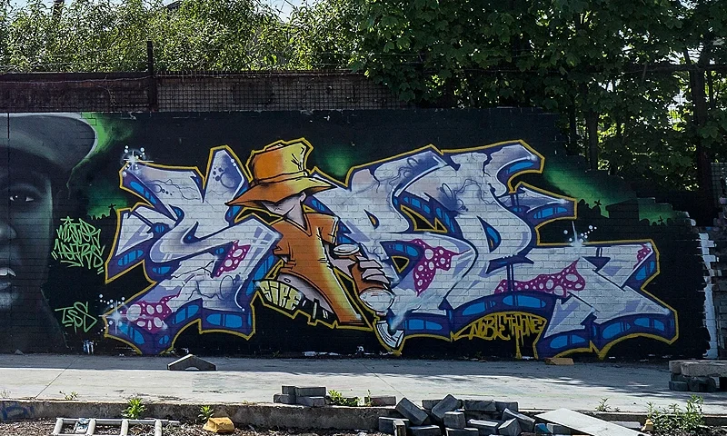 DERBY, ENGLAND - MAY 31: Graffiti covers walls and fences near the derelict Great Northern Railway Bonded Warehouse on May 31, 2017 in Derby, England. The Derby North Constituency is a key swing seat after only 41 votes won it for Conservative Amanda Solloway in 2015 against Lanour. Polling analysis released today shows the possibility of a hung parliament in next week's General Election with the Conservative Party falling short of an outright majority. (Photo by Christopher Furlong/Getty Images)