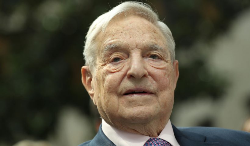 Financier and philanthropist George Soros attends the official opening of the European Roma Institute for Arts and Culture (ERIAC) at the German Foreign Ministry on June 8, 2017 in Berlin, Germany. The Institute, which is an initiative of the European Council, the Open Society Fund and the Alliance for the European Roma Institute for Arts and Culture, will have an administrative office in Berlin, gallery space in Venice and a liaison office in Brussels. (Photo by Sean Gallup/Getty Images)