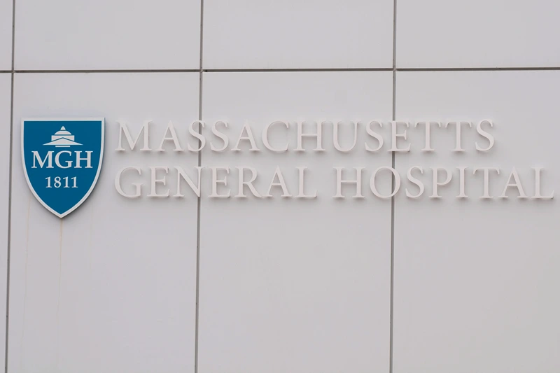 Sen. Ted Kennedy Diagnosed With Malignant Brain Tumor
BOSTON - MAY 20: A sign for Massachusetts General Hospital adorns the hospital where US Sen. Edward Kennedy (D-MA) is being treated May 20, 2008 in Boston, Massachusetts. After being taken to the Massachusetts hospital on Saturday for a seizure, Kennedy, 76, has been diagnosed with a malignant tumor in the left parietal lobe of the brain. (Photo by Jodi Hilton/Getty Images)