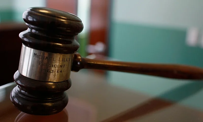 MIAMI - FEBRUARY 02: A judges gavel rests on top of a desk in the courtroom of the newly opened Black Police Precinct and Courthouse Museum February 3, 2009 in Miami, Florida. The museum is located in the only known structure in the nation that was designed, devoted to and operated as a separate station house and municipal court for African-Americans. In September 1944, the first black patrolmen were sworn in as emergency policemen to enforce the law in what was then called the "Central Negro District." The precinct building opened in May 1950 to provide a station house for the black policemen and a courtroom for black judges in which to adjudicate black defendants. The building operated from 1950 until its closing in 1963. (Photo by Joe Raedle/Getty Images)