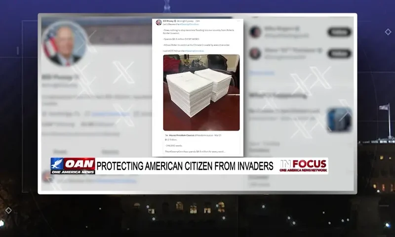 Video still from In Focus on One America News Network