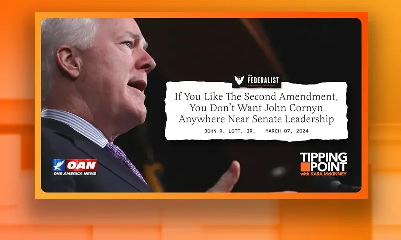Video still from Tipping Point on One America News Network