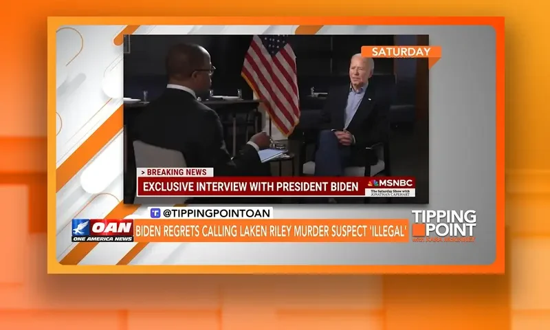 Video still from Tipping Point on One America News Network