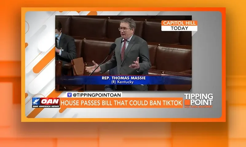 Video still from Tipping Point on One America News Network