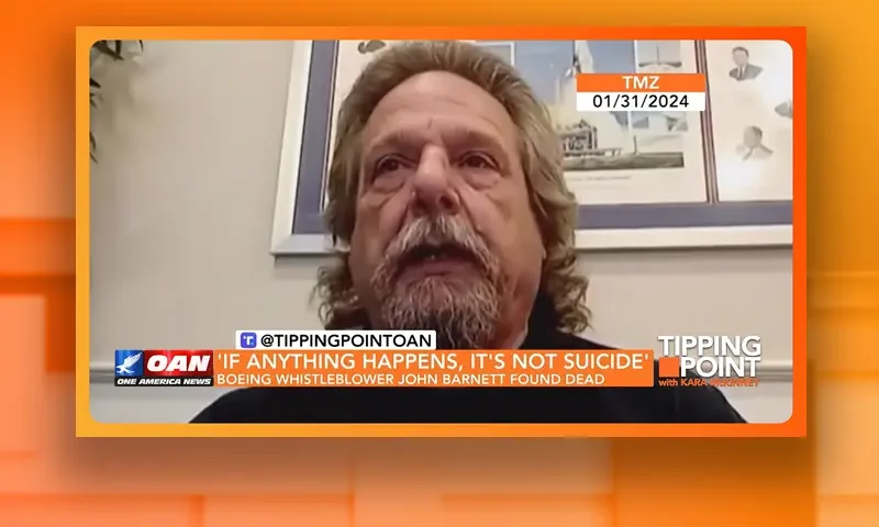 Video still from Tipping Point on One America News Network