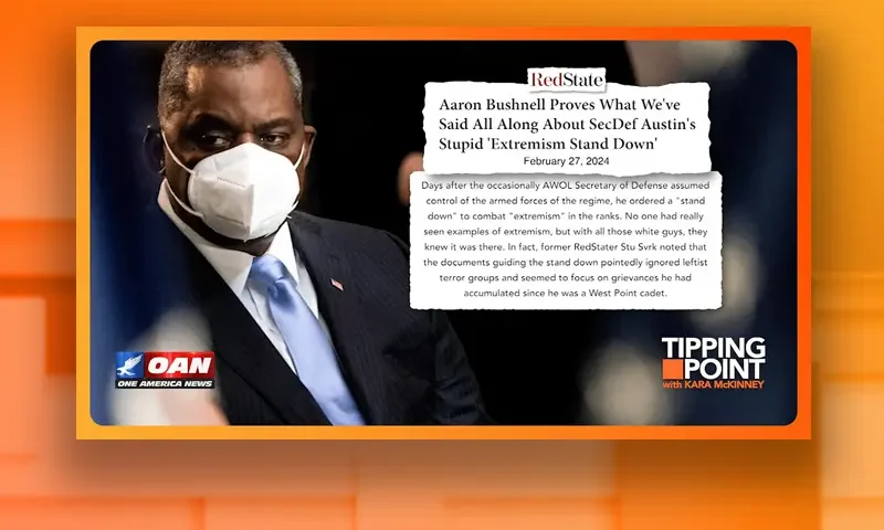 Video still from Tipping Point on One America News Network