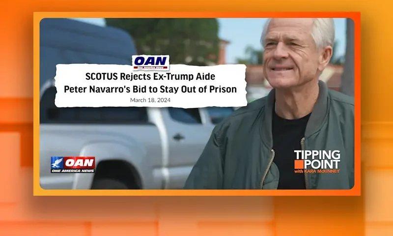 Video still from Tipping Point on One America News Network