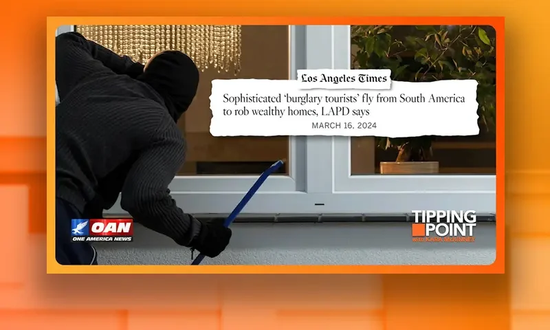 Video still from Tipping Point on One America News Network