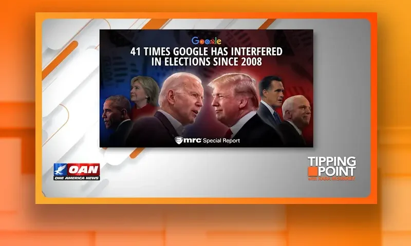 Video still from Tipping Point on One America News Network