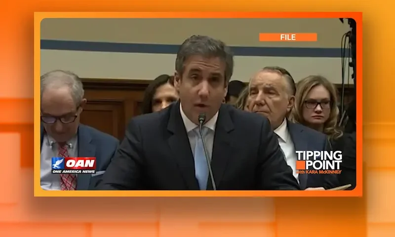 Video still from Tipping Point on One America News Network