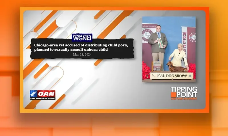 Video still from Tipping Point on One America News Network