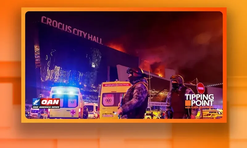 Video still from Tipping Point on One America News Network