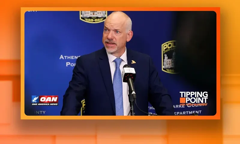 Video still from Tipping Point on One America News Network