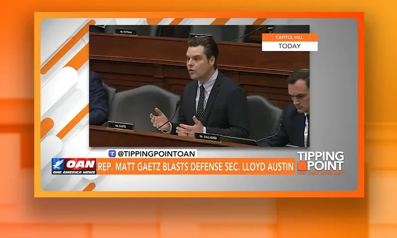Video still from Tipping Point on One America News Network