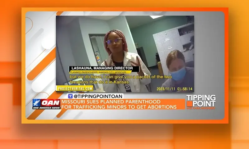 Video still from Tipping Point on One America News Network
