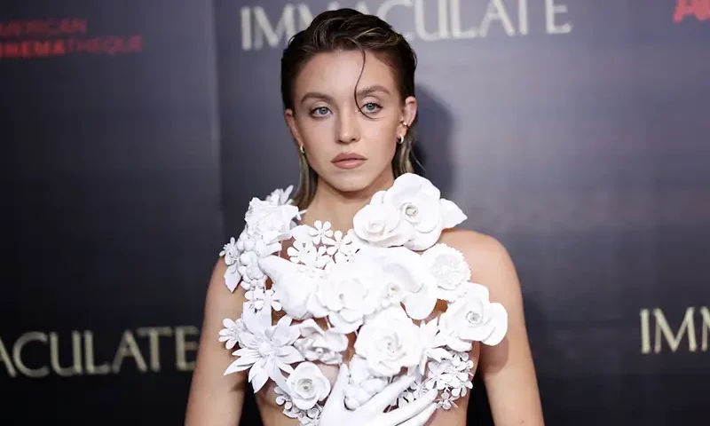 Cast member Sydney Sweeney attends the premiere of the film "Immaculate" in Los Angeles, California, U.S., March 15, 2024. REUTERS/Mario Anzuoni/File Photo