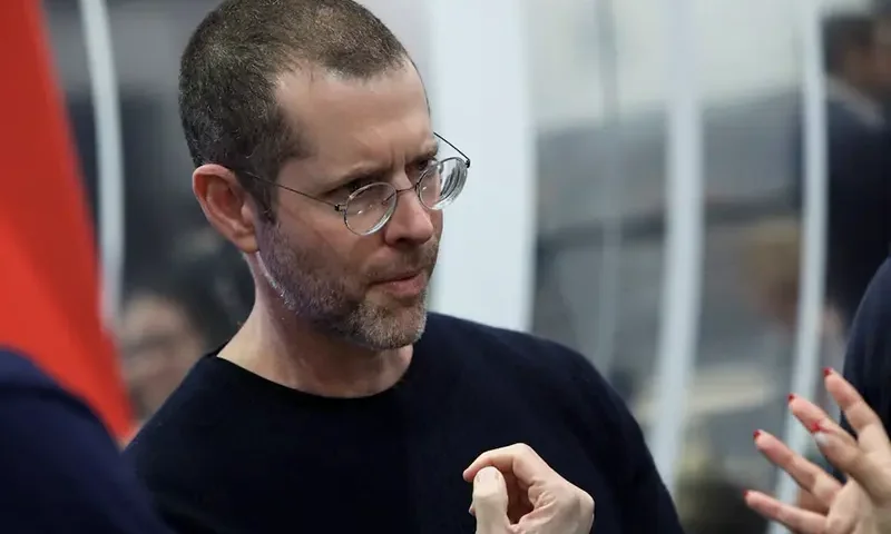 D.B. Weiss, co-creator of the forthcoming Netflix sci-fi drama series "3 Body Problem", speaks during an interview at CES 2024 in Las Vegas, Nevada, U.S., January 9, 2024. REUTERS/Nathan Frandino/File Photo