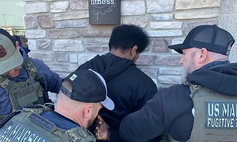 Tilghman was captured on Friday after he left a Planet Fitness in Philadelphia. (U.S. Marshals Service Philadelphia)