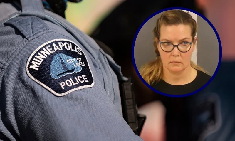 (L) MINNEAPOLIS, MN - JUNE 11: Members of the Minneapolis Police Department monitor a protest on June 11, 2020 in Minneapolis, Minnesota. The MPD has been under scrutiny from residents and local city officials after the death of George Floyd in police custody on May 25. (Photo by Stephen Maturen/Getty Images) / (R) Photo: Nicole Mitchell - Taken at Becker County Jail